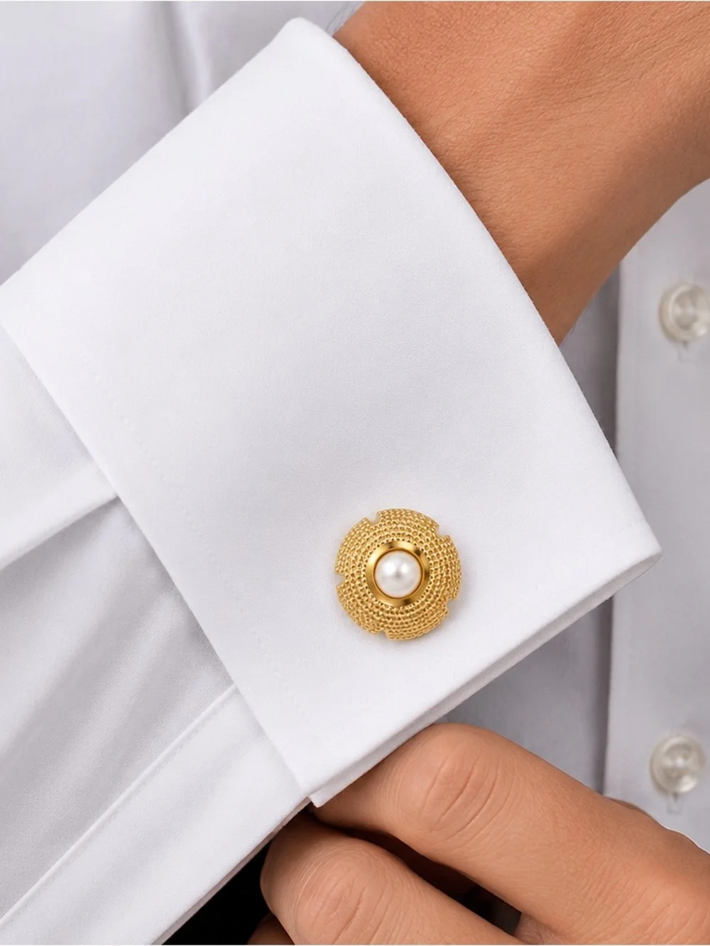 Vintage Pearl cufflinks